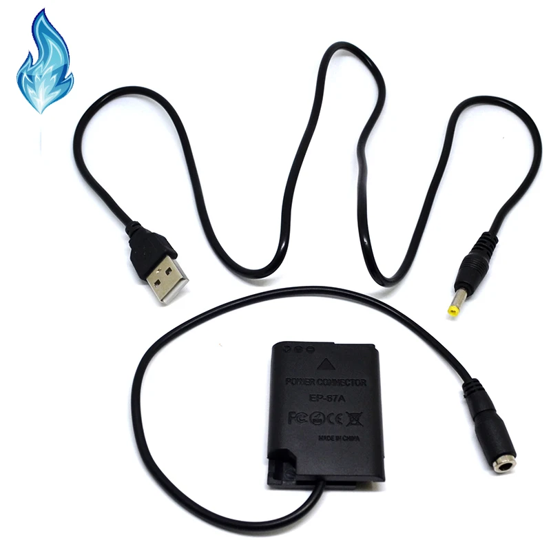 5В 2А внешний аккумулятор USB кабель + EN EL23 EH 67A EP67A EP DC муфта для камеры Nikon COOLPIX P600 P610