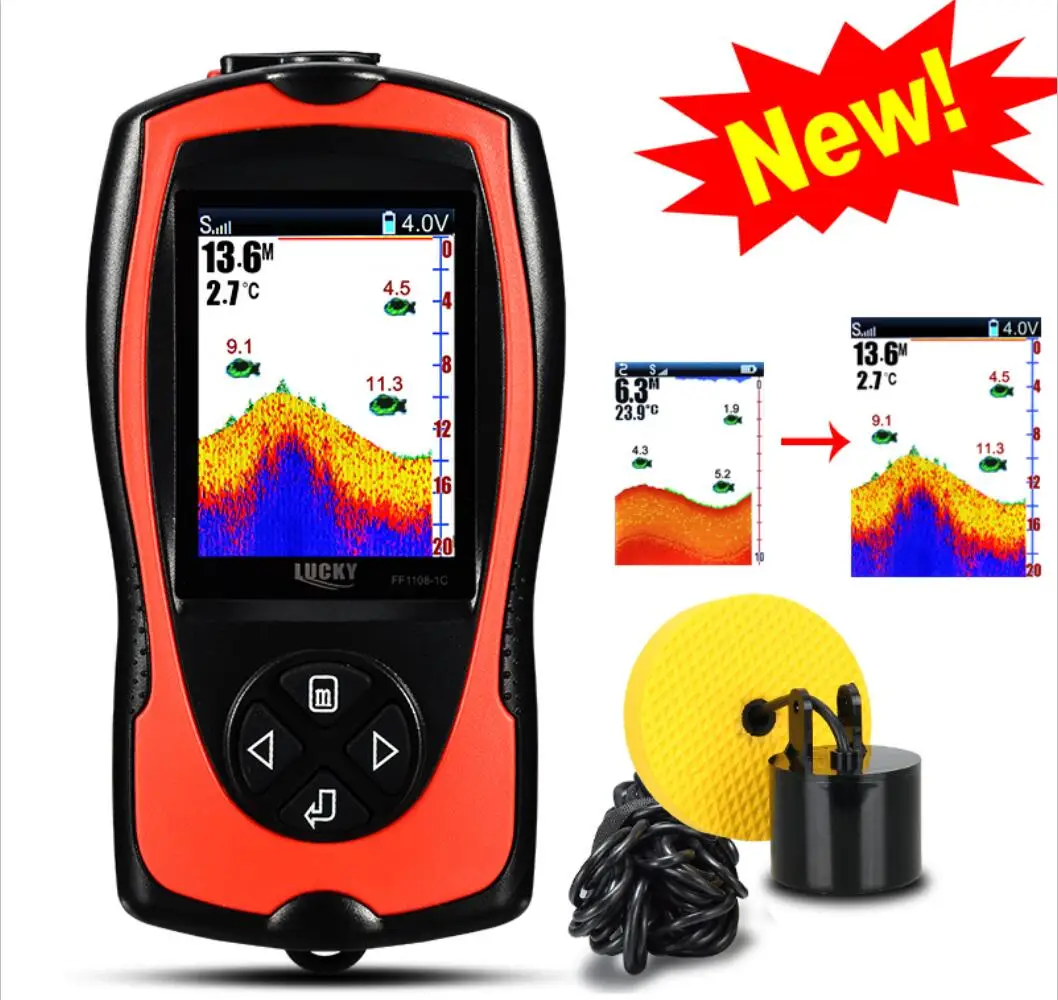 Multilingual Menu Sonar for fishing Portable fish finder sonar Depth sounder fish finder Boat ice lake
Multilingual Menu Sonar for fishing Portable fish finder sonar Depth sounder fish finder Boat ice lake