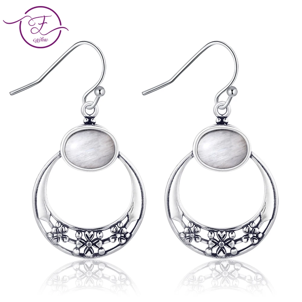 2019 new 6x8MM oval moonstone childish chrysanthemum pendant earrings female models 925 sterling silver party engagement wedding
2019 new 6x8MM oval moonstone childish chrysanthemum pendant earrings female models 925 sterling silver party engagement wedding