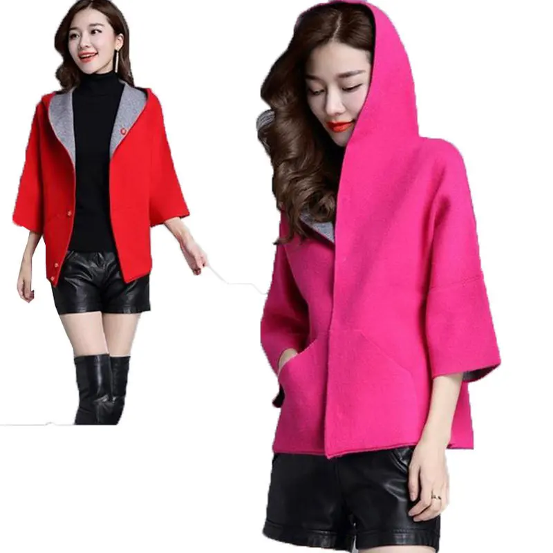 2018 New Spring Autumn Plus size Women Sweater Cardigan Hooded Fashion Female Wool Short Coat Quality Femme Christmas Sweater 90
2018 New Spring Autumn Plus size Women Sweater Cardigan Hooded Fashion Female Wool Short Coat Quality Femme Christmas Sweater 90