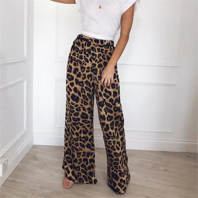 Womens Leopard/Snakeskin Printed Loose Pants 2019 New Ladies Palazzo Wide Leg Long Pants Elegant Woman Baggy Casual Trousers Hot
Womens Leopard/Snakeskin Printed Loose Pants 2019 New Ladies Palazzo Wide Leg Long Pants Elegant Woman Baggy Casual Trousers Hot