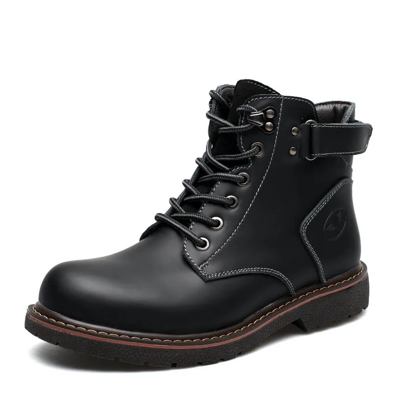 CUDDLYIIPANDA Men Fashion Ankle Boots Genuine Leather Autumn Winter Ankle Boots Male Military Boots Botas Hombre Chelsea Boots
CUDDLYIIPANDA Men Fashion Ankle Boots Genuine Leather Autumn Winter Ankle Boots Male Military Boots Botas Hombre Chelsea Boots