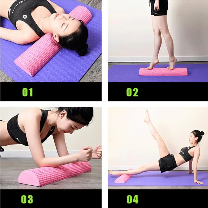 30-45cm Semi-circular Massage EVA Foam Shaft Yoga Pilates Fitness Equipment With Massage Floating Point Foam Roller Massage Roll
30-45cm Semi-circular Massage EVA Foam Shaft Yoga Pilates Fitness Equipment With Massage Floating Point Foam Roller Massage Roll