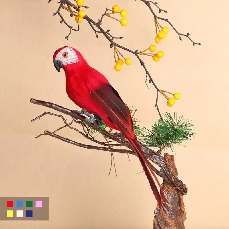 Creative Handmade Simulation Parrot Creative Feather Lawn Figurine Ornament Animal Bird Garden Bird Prop Decoration Miniature
Creative Handmade Simulation Parrot Creative Feather Lawn Figurine Ornament Animal Bird Garden Bird Prop Decoration Miniature