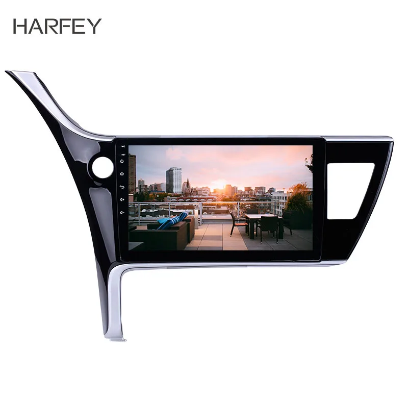 Автомобильный мультимедийный плеер Harfey 10 1 дюйма Android 8 для Toyota Corolla(LHD) 2017 Wi Fi Bluetooth