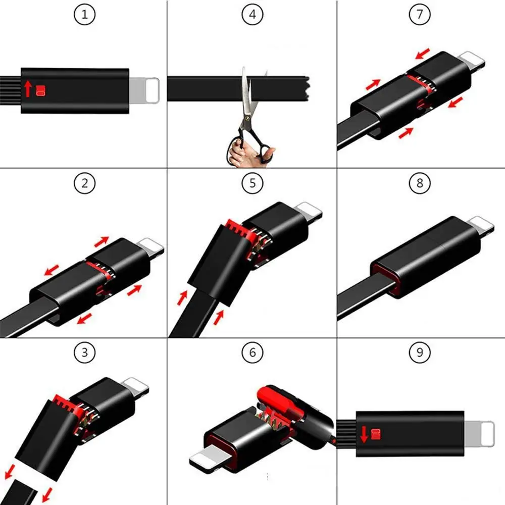 USB кабель для передачи данных с возможностью замены совместимый Android быстрая
