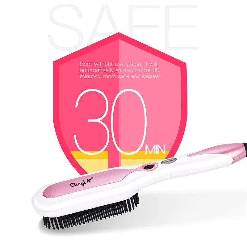 LED Display Ceramic Hair Straightening Brush Electric Hair Straightener Brush Fast Heat Anti-scald Comb adjustable temperature
LED Display Ceramic Hair Straightening Brush Electric Hair Straightener Brush Fast Heat Anti-scald Comb adjustable temperature