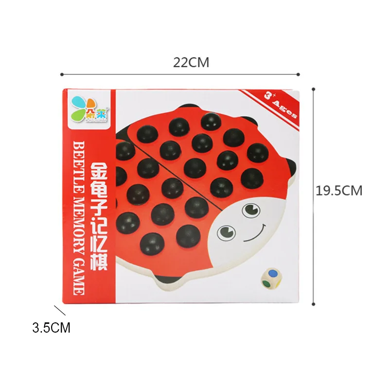 Wooden Early Education Chafer Color Memory Chess Puzzle Power Parent-child Desktop Memory Game
Wooden Early Education Chafer Color Memory Chess Puzzle Power Parent-child Desktop Memory Game