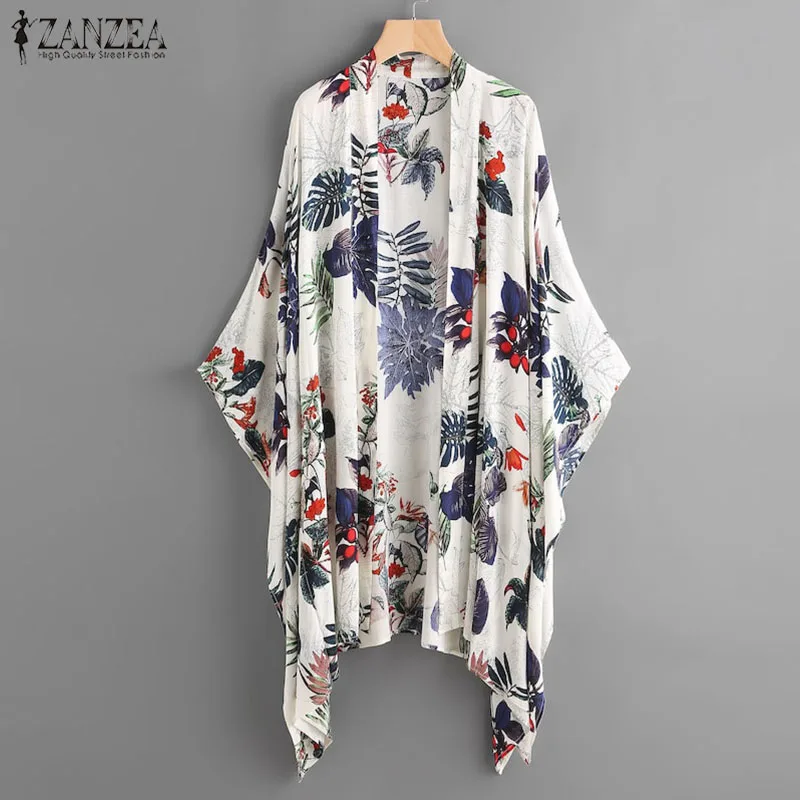 2022 Summer Women Print Sleeve Cardigan ZANZEA Female Blouse Casual Cover Up Shirts Beach Kimono Blusas
2022 Summer Women Print Sleeve Cardigan ZANZEA Female Blouse Casual Cover Up Shirts Beach Kimono Blusas