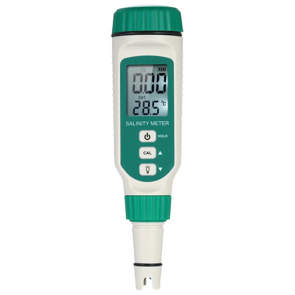 Portable Salinity Meter Handheld ATC Salinometer Halometer Salt Gauge Meter for Salt Water Pool Food Salt Aquarium Tester
Portable Salinity Meter Handheld ATC Salinometer Halometer Salt Gauge Meter for Salt Water Pool Food Salt Aquarium Tester