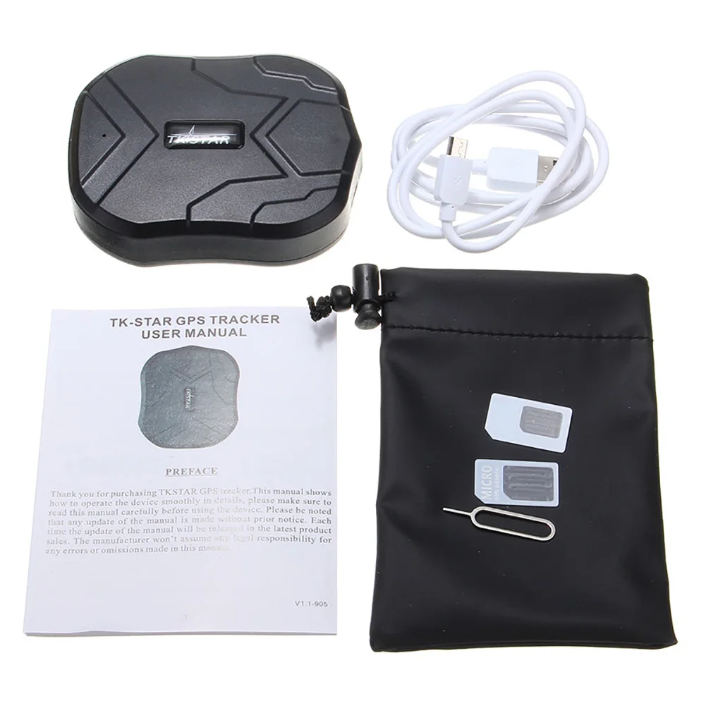 TK905 GPS Car Vehicle Tracking Device Waterproof Powerful Magnet Vehicle Tracker
TK905 GPS Car Vehicle Tracking Device Waterproof Powerful Magnet Vehicle Tracker