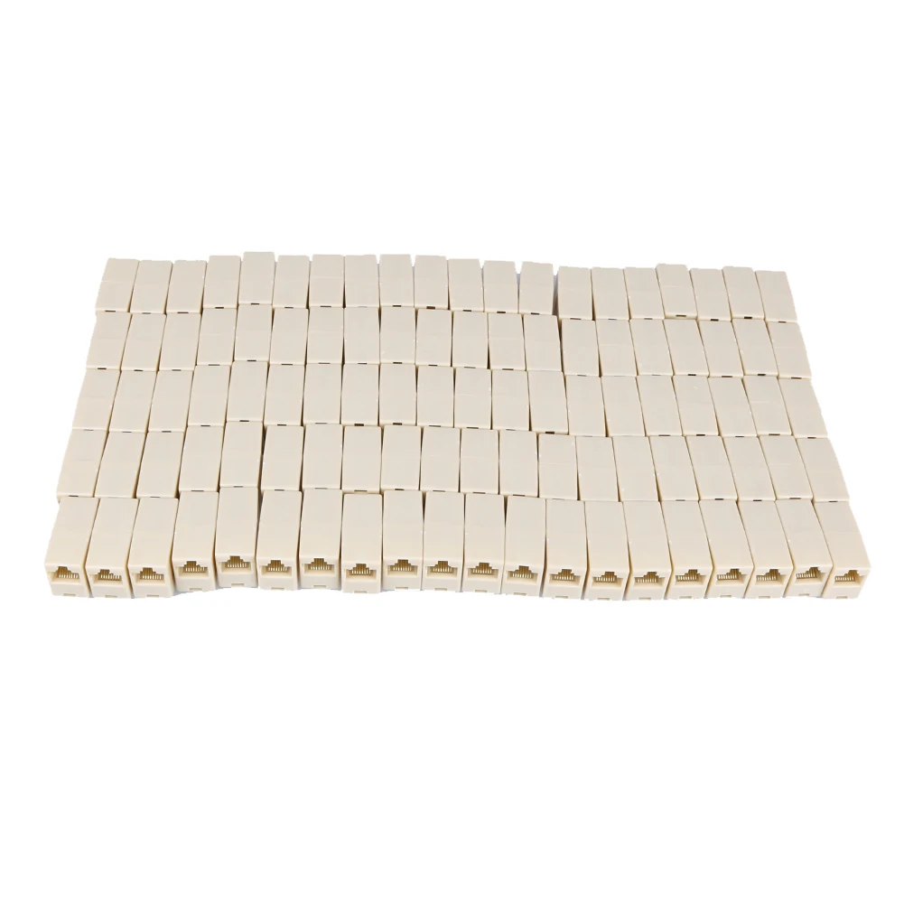100Pcs/Lot High Quality Newtwork Ethernet Lan Cable Joiner Coupler Connector RJ45 CAT 5 5E Extender Plug Network Cable Connector
100Pcs/Lot High Quality Newtwork Ethernet Lan Cable Joiner Coupler Connector RJ45 CAT 5 5E Extender Plug Network Cable Connector
