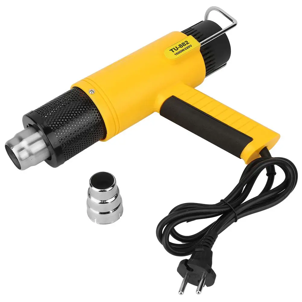220V 50Hz 1600W Electronic Hot Air Gun Soldering Tool for Decoration Shrink Wrapping solder Hot Air Solder
220V 50Hz 1600W Electronic Hot Air Gun Soldering Tool for Decoration Shrink Wrapping solder Hot Air Solder