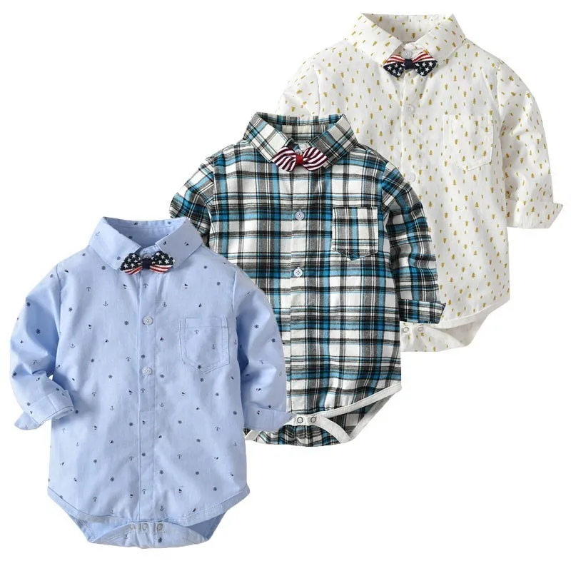 Baby Boy Clothes Cotton Spring Newborn Baby Clothes Gentleman Collar Tie Pure Baby Boy Tops Shirt Blue Long Sleeves
Baby Boy Clothes Cotton Spring Newborn Baby Clothes Gentleman Collar Tie Pure Baby Boy Tops Shirt Blue Long Sleeves