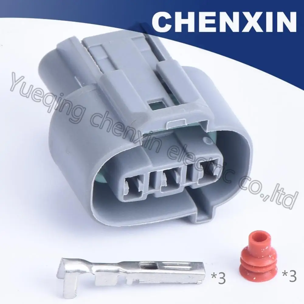 Gray 3pin waterproof auto connector plastic sheath plug (2.2) female PK296-03127 Camshaft Speed Sensor Connector
Gray 3pin waterproof auto connector plastic sheath plug (2.2) female PK296-03127 Camshaft Speed Sensor Connector