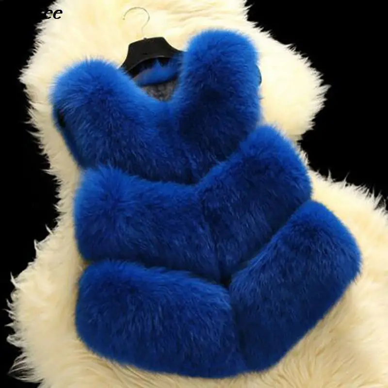 Faux Fur Coat Winter Women 2020 Casual Warm Slim Sleeveless Faux Fox Fur Vest Winter Plus Size Jacket Women casaco feminino 3XL 
Faux Fur Coat Winter Women 2020 Casual Warm Slim Sleeveless Faux Fox Fur Vest Winter Plus Size Jacket Women casaco feminino 3XL