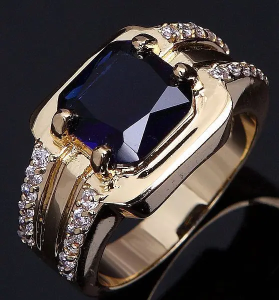 New Fashion Man Square Blue Gem Ring for Women Men Engagement Wedding Ring Size 6-11
New Fashion Man Square Blue Gem Ring for Women Men Engagement Wedding Ring Size 6-11