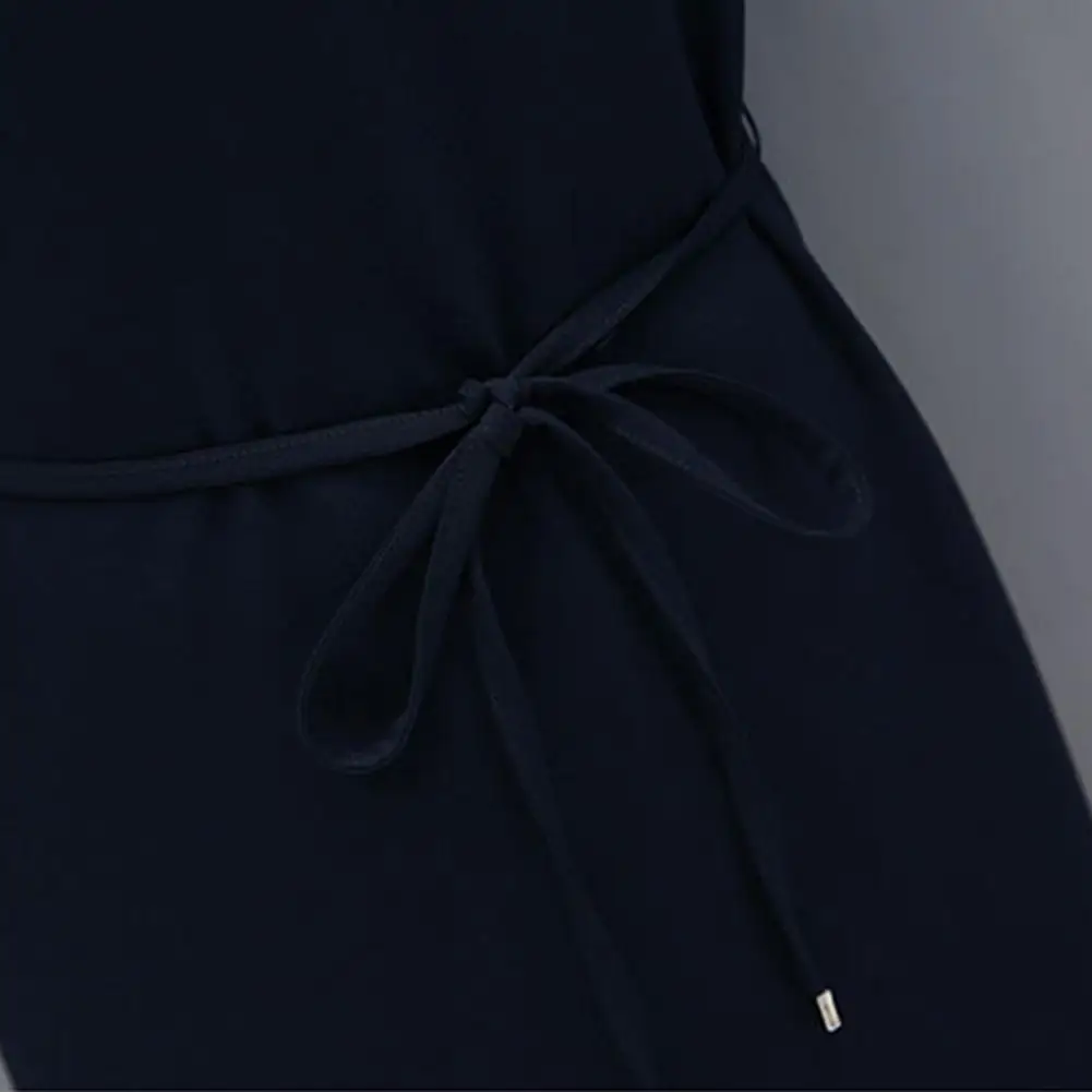 MISSKY Women Dress Casual Dress Middle SleevesRound Collar Waist Strap Fashion Dress Female Clothes For Summer
MISSKY Women Dress Casual Dress Middle SleevesRound Collar Waist Strap Fashion Dress Female Clothes For Summer