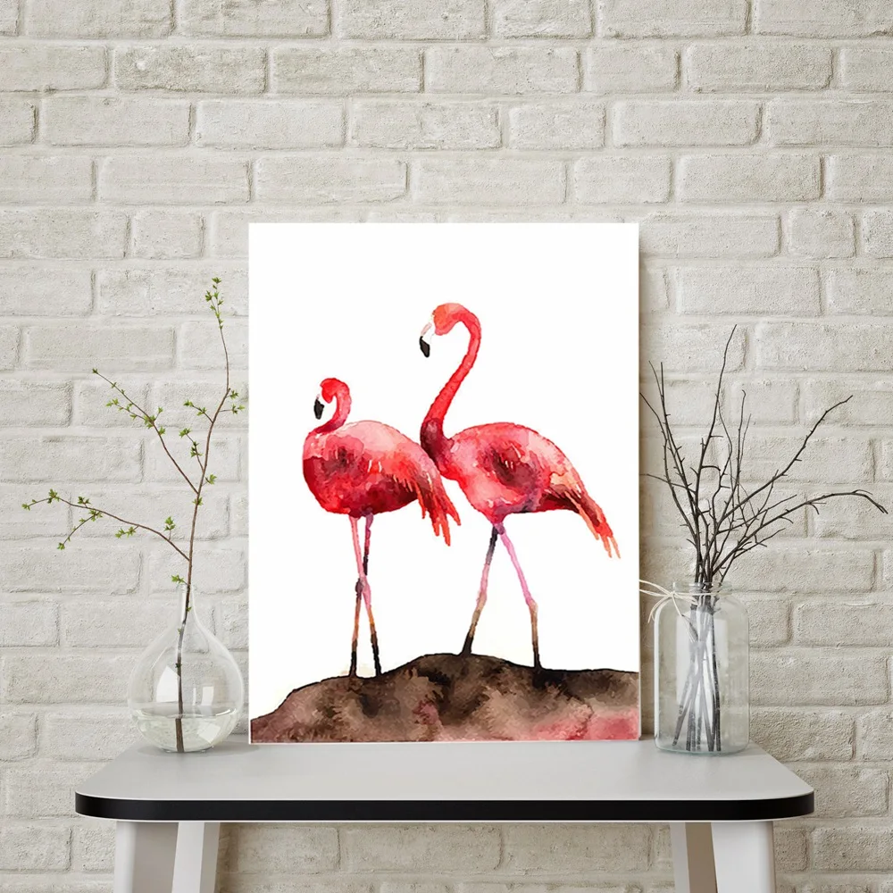 Canvas Prints Bathroom Bedroom Wall Art Couple Pink Flamingos for Tropical Flamingo Modern Home Decor Drop Shipping
Canvas Prints Bathroom Bedroom Wall Art Couple Pink Flamingos for Tropical Flamingo Modern Home Decor Drop Shipping