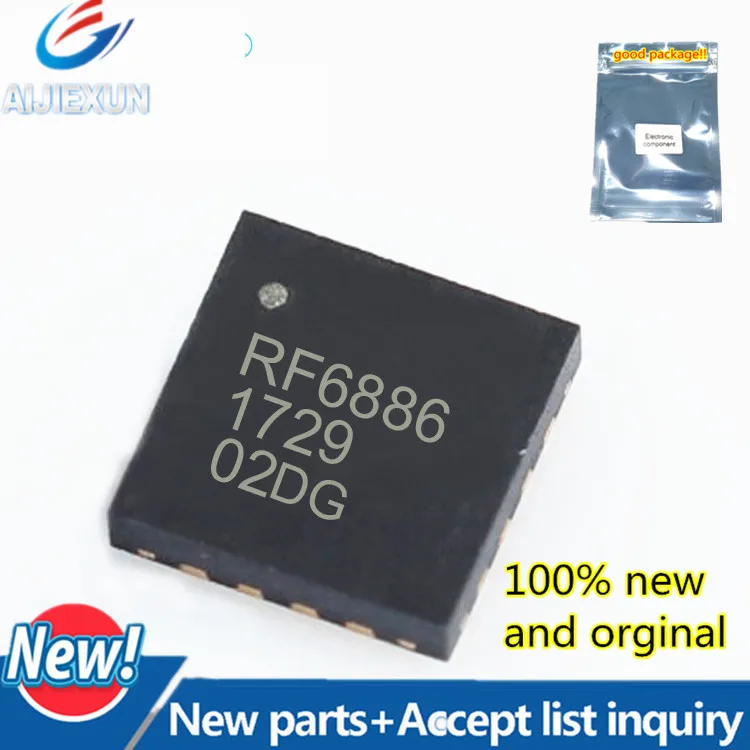 2 шт. 100% новый и оригинальный RF6886TR7 QFN-24 шелкография RF6886 3,6 В, 100 МГц до 1000 МГц линейный усилитель мощности в наличии
2 шт. 100% новый и оригинальный RF6886TR7 QFN-24 шелкография RF6886 3,6 В, 100 МГц до 1000 МГц линейный усилитель мощности в наличии