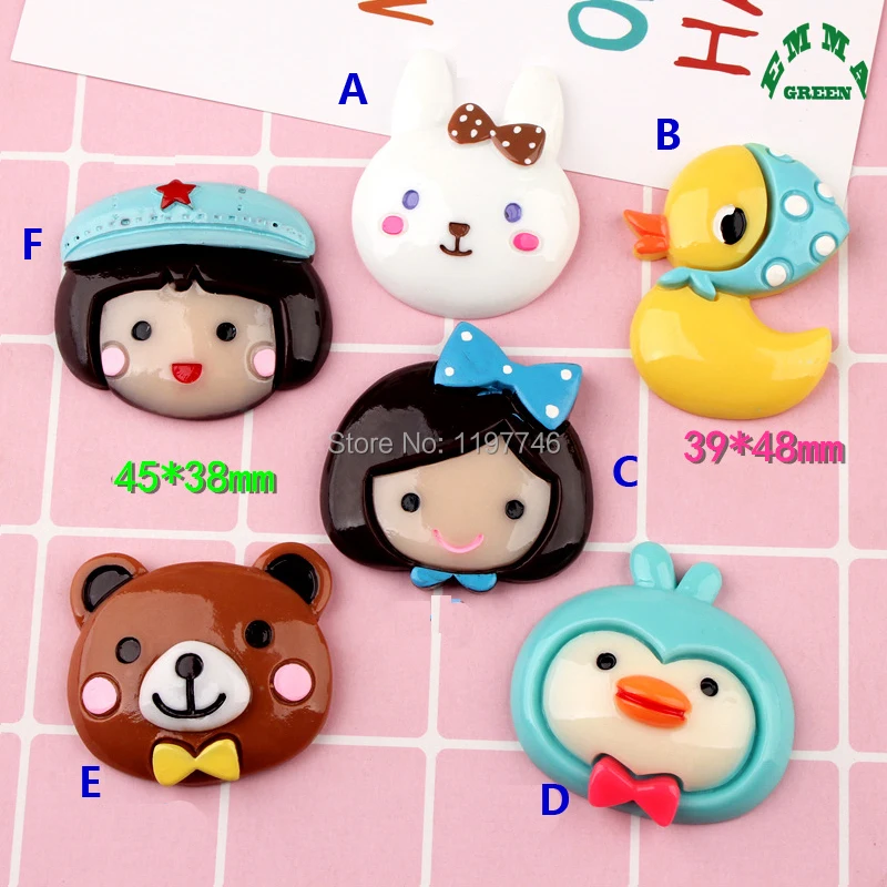 Ugly Duckling Bear Girl Nurse Cartoon Figure 5pcs Big Home Christmas Decoration Kawaii Resin Flatback Cabochons Scrapbooking
Ugly Duckling Bear Girl Nurse Cartoon Figure 5pcs Big Home Christmas Decoration Kawaii Resin Flatback Cabochons Scrapbooking