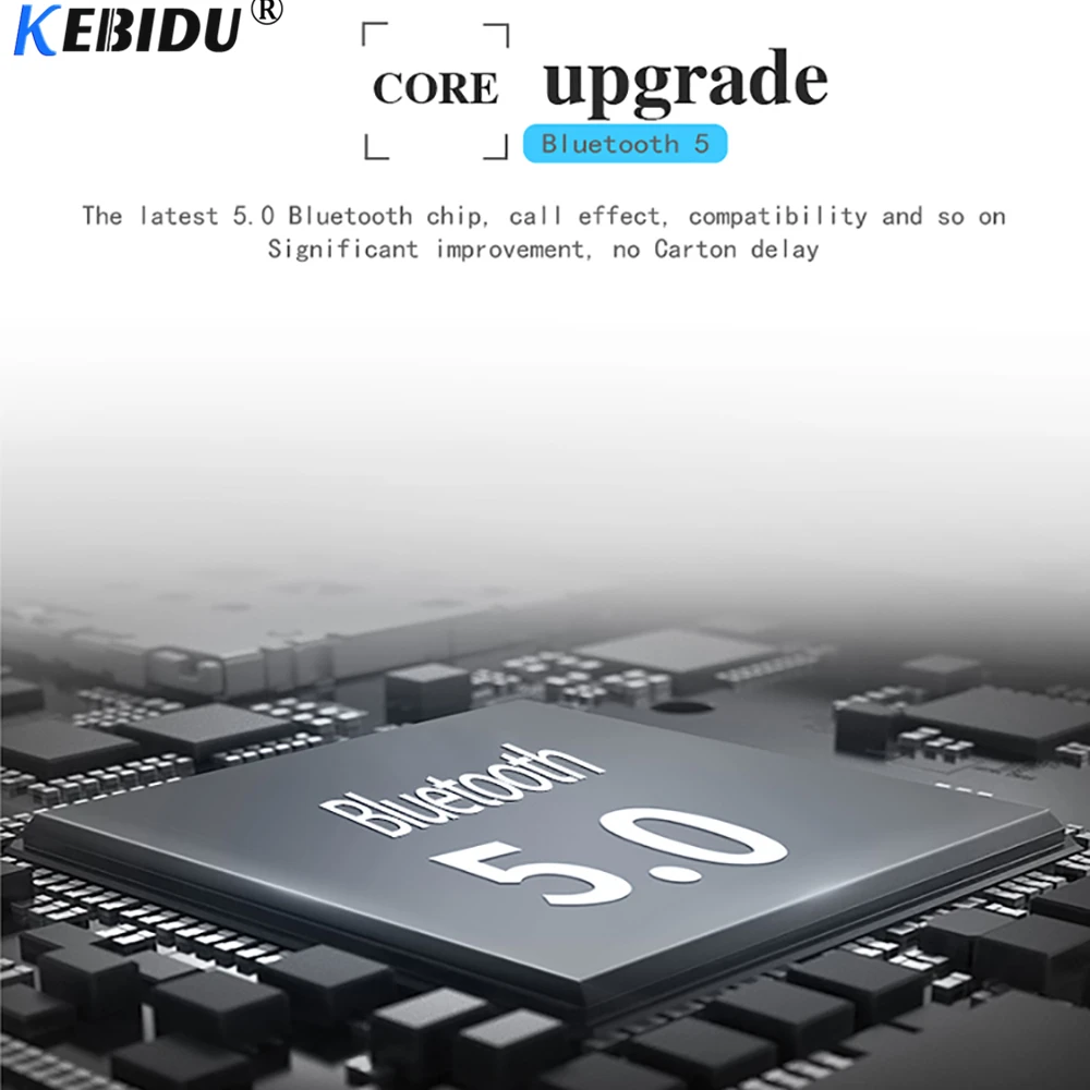 Беспроводные Bluetooth-наушники KEBIDU T18S TWS мини-наушники Bluetooth 5 0 стереонаушники с
