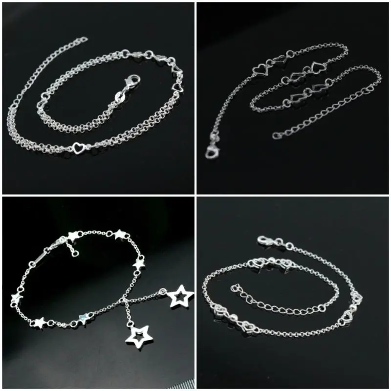 Women Ladies Anklets Foot Chain Heart Star Statement Gift Ankle Bracelet Chain Crystal Foot Jewelry Gift
Women Ladies Anklets Foot Chain Heart Star Statement Gift Ankle Bracelet Chain Crystal Foot Jewelry Gift