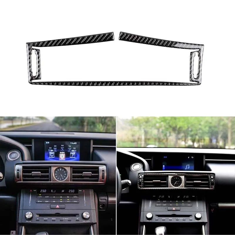 Car Carbon Fiber Center Control Air Condition Outlet Vent Cover Trim Fit For Lexus IS250 IS300
Car Carbon Fiber Center Control Air Condition Outlet Vent Cover Trim Fit For Lexus IS250 IS300