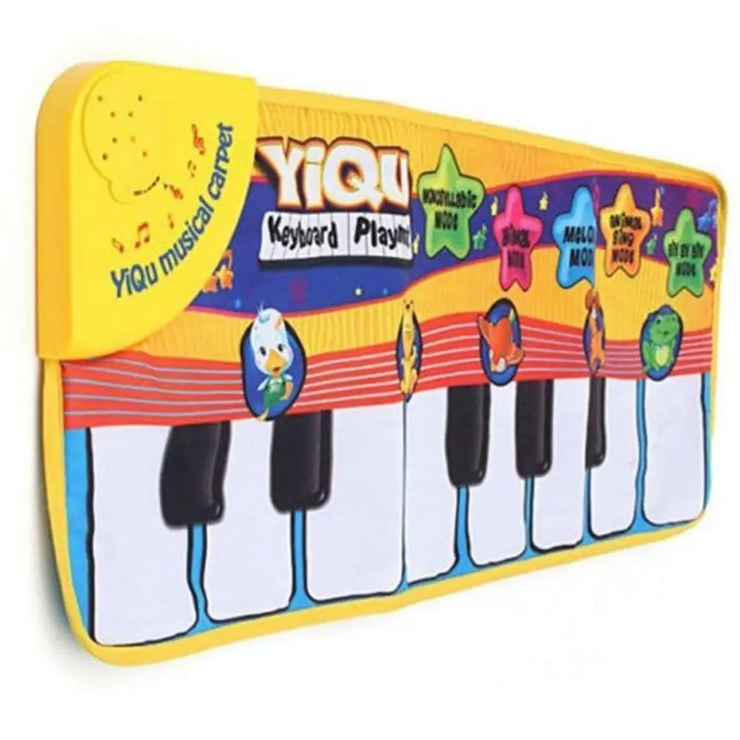 Музыкальный Игровой Коврик играть x пианино клавиатура в комплекте 8 дюймов