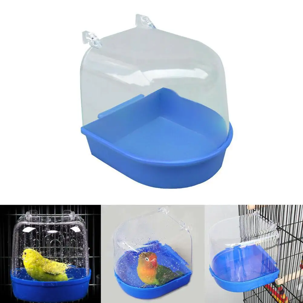 Подвесная ванна для воды домашних животных небольшая клетка птиц