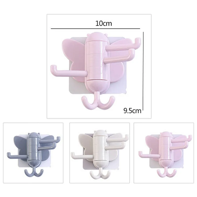 BalleenShiny PP Butterfly Storage Hooks Wall Strong Adhesive Rotatable Towel Brush Hanger Household Gadgets Holder Organizer
BalleenShiny PP Butterfly Storage Hooks Wall Strong Adhesive Rotatable Towel Brush Hanger Household Gadgets Holder Organizer