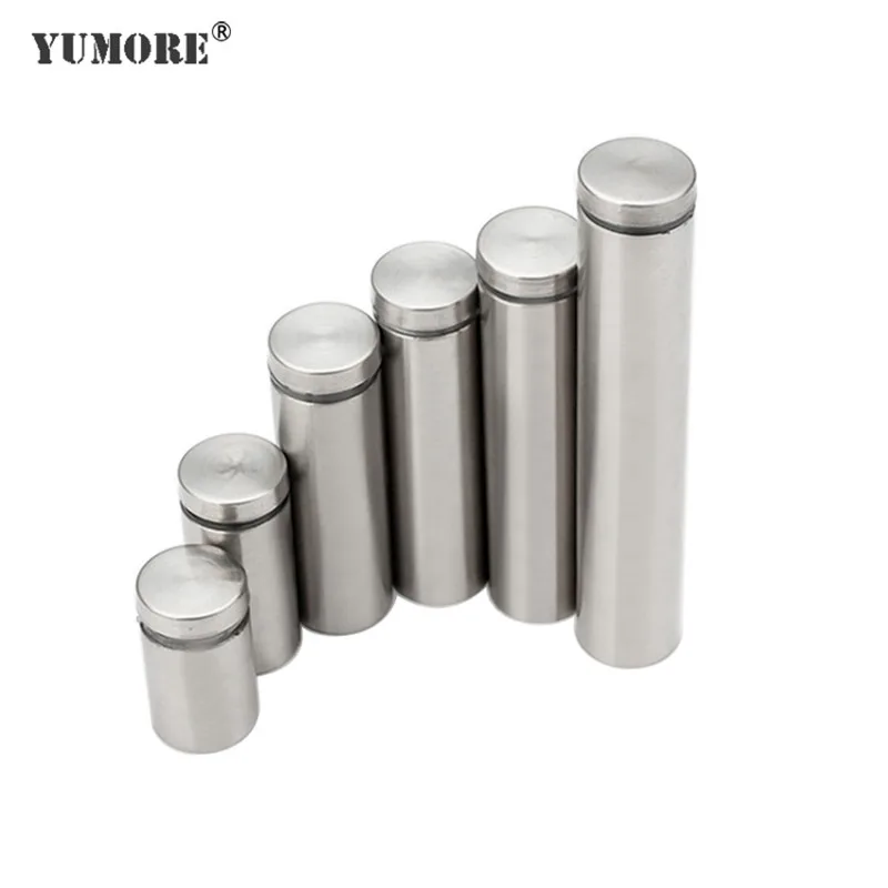 YUMORE 5PCS Glass Fasteners 25mm Stainless Steel Acrylic Advertisement Standoffs Pin Nails Billboard Fixing Screws Hardware
YUMORE 5PCS Glass Fasteners 25mm Stainless Steel Acrylic Advertisement Standoffs Pin Nails Billboard Fixing Screws Hardware