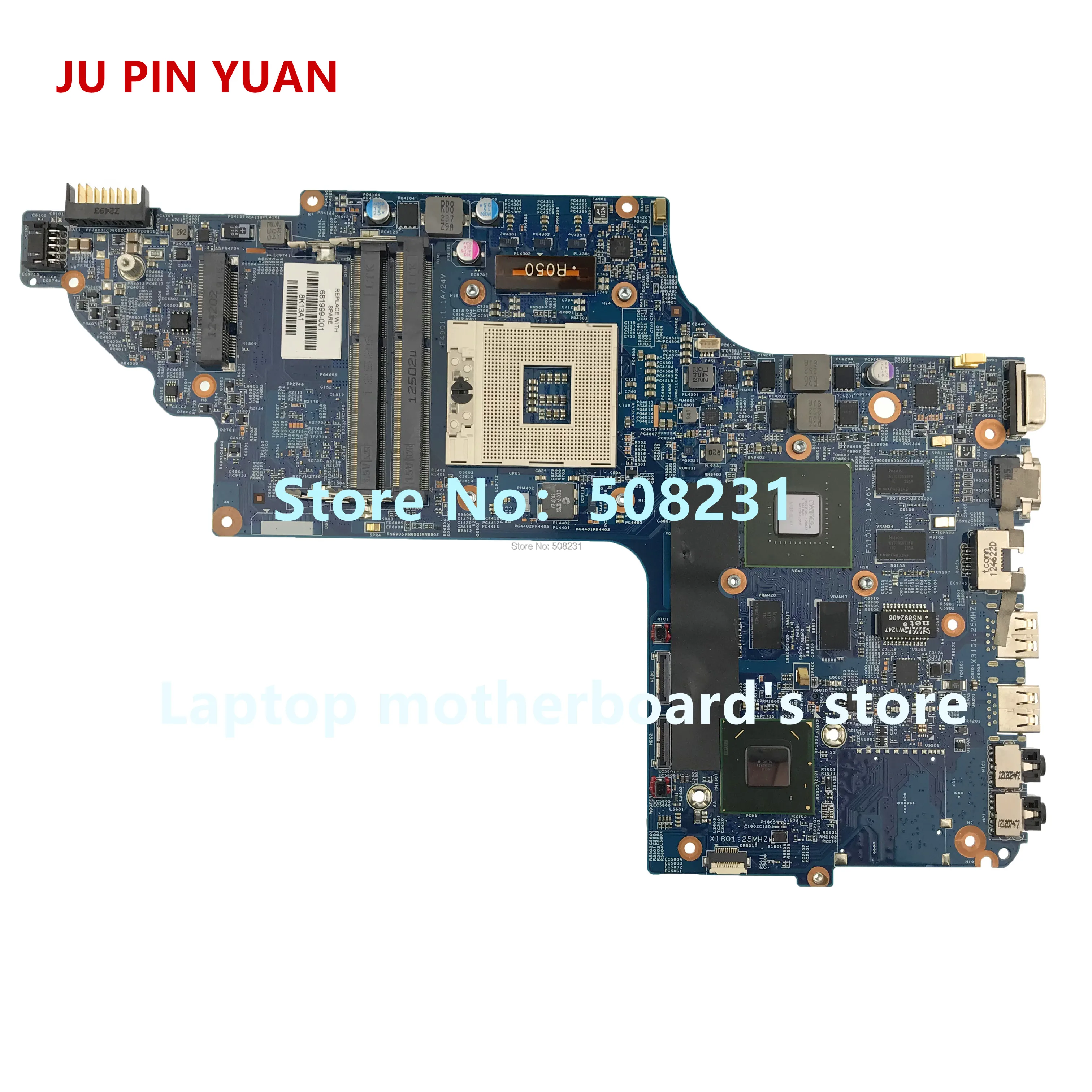 JU PIN YUAN 681999-501 681999-001 материнская плата для HP DV7 DV7-7000 материнская плата для ноутбука GT630M/1G полностью протестирована
JU PIN YUAN 681999-501 681999-001 материнская плата для HP DV7 DV7-7000 материнская плата для ноутбука GT630M/1G полностью протестирована