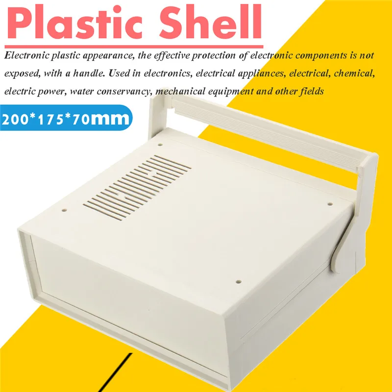200x175x70mm White Terminal Block Instrument Circuit Shell Box Storage Box Plastic Waterproof Enclosure Electronics Project Case
200x175x70mm White Terminal Block Instrument Circuit Shell Box Storage Box Plastic Waterproof Enclosure Electronics Project Case