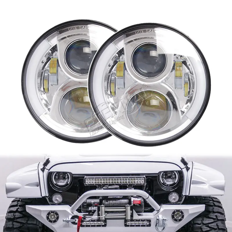 free 2x 60W 7 inch Led headlights on the field high beam with drl Daytime running lights for car off road Niva lada 4x4 tuning
free 2x 60W 7 inch Led headlights on the field high beam with drl Daytime running lights for car off road Niva lada 4x4 tuning