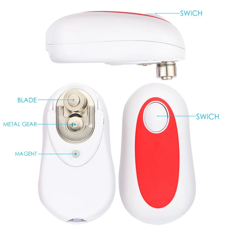 Automatic Hands Free Smooth Edge Electric Can Opener Easy Jar Opener Kitchen Gadgets
Automatic Hands Free Smooth Edge Electric Can Opener Easy Jar Opener Kitchen Gadgets