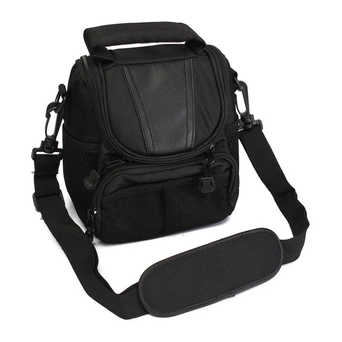 Фото Маленькая нейлоновая водонепроницаемая сумка на плечо для камеры чехол Nikon Canon SLR