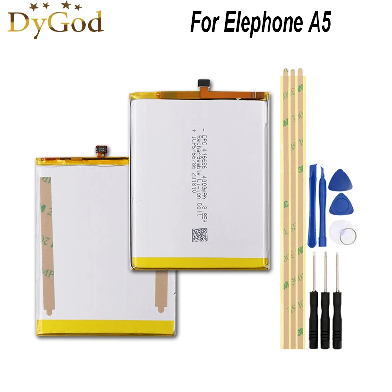 Аккумулятор DyGod 4000 мАч 3 85 В для Elephone A5 высококачественные Сменные Аккумуляторы
