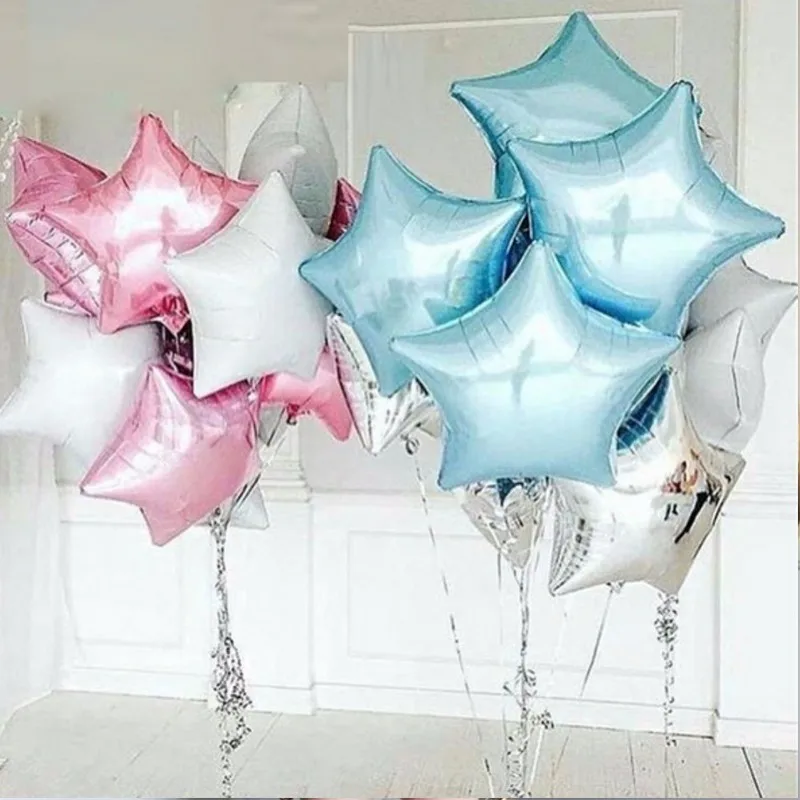 5pcs 18inch Five-pointed Foil Star Balloons Wedding Decorations Globos Babyshower Birthday Party Decorations Kids Children's Toy
5pcs 18inch Five-pointed Foil Star Balloons Wedding Decorations Globos Babyshower Birthday Party Decorations Kids Children's Toy