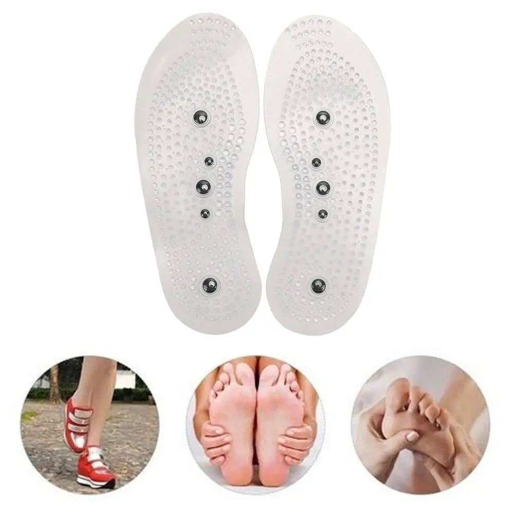 1 Pair Shoe Silica Gel Insoles Magnetic Massage Foot Health Care Pain Ease Therapy
1 Pair Shoe Silica Gel Insoles Magnetic Massage Foot Health Care Pain Ease Therapy
