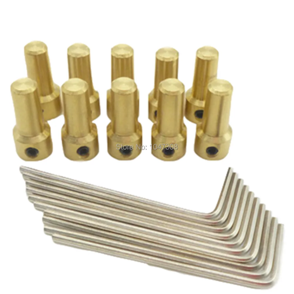 10pc 3.17mm Brass Electric Motor Shaft Clamp Fixture Chuck Mini Coupler Clip 0.3-4mm Bit Drill Chuck JT0 Drill Clamp
10pc 3.17mm Brass Electric Motor Shaft Clamp Fixture Chuck Mini Coupler Clip 0.3-4mm Bit Drill Chuck JT0 Drill Clamp