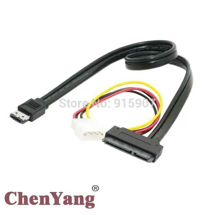 Chenyang SATA 22pin & IDE 4pin 5V 12V to eSATAp Power ESATA Combo for 2.5" 3.5"Hard Disk Data Cable 50cm
Chenyang SATA 22pin & IDE 4pin 5V 12V to eSATAp Power ESATA Combo for 2.5" 3.5"Hard Disk Data Cable 50cm