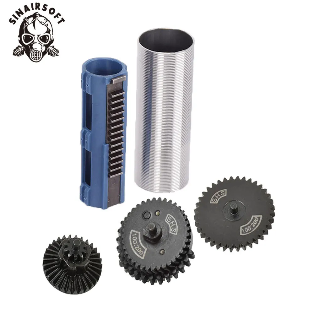 SINAIRSOFT 100:200 Gear Nozzle Cylinder Spring Guide 14 Teeth Piston Kit Fit Airsoft M4 MP5 AK G36 Paintball Hunting Accessories 
SINAIRSOFT 100:200 Gear Nozzle Cylinder Spring Guide 14 Teeth Piston Kit Fit Airsoft M4 MP5 AK G36 Paintball Hunting Accessories