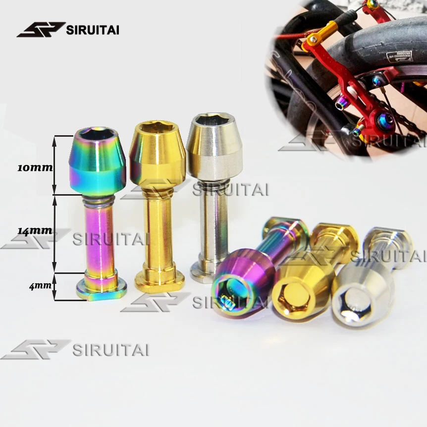 TAIMEILI Combination of titanium screws and nuts, bicycle V brake brakes, 4 screws
TAIMEILI Combination of titanium screws and nuts, bicycle V brake brakes, 4 screws
