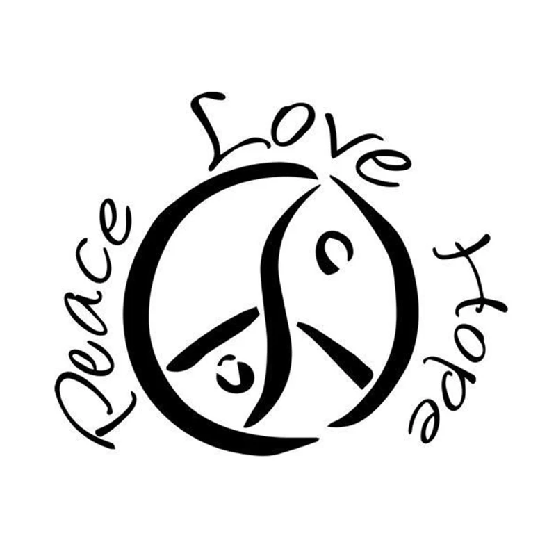 Peace Love Hope Home Decor Car Truck Window Decal Sticker Car Accessories Motorcycle Helmet Car Styling Car Sticker
Peace Love Hope Home Decor Car Truck Window Decal Sticker Car Accessories Motorcycle Helmet Car Styling Car Sticker