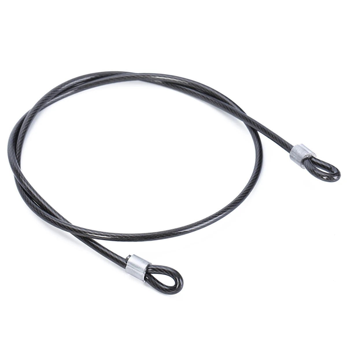 Outdoor Bicycle Cable Lock 100cm x 3mm Cycling Security Double Loop Cable Lock Steel Strap U-Lock For Bicycle Bikes Scooter New
Outdoor Bicycle Cable Lock 100cm x 3mm Cycling Security Double Loop Cable Lock Steel Strap U-Lock For Bicycle Bikes Scooter New