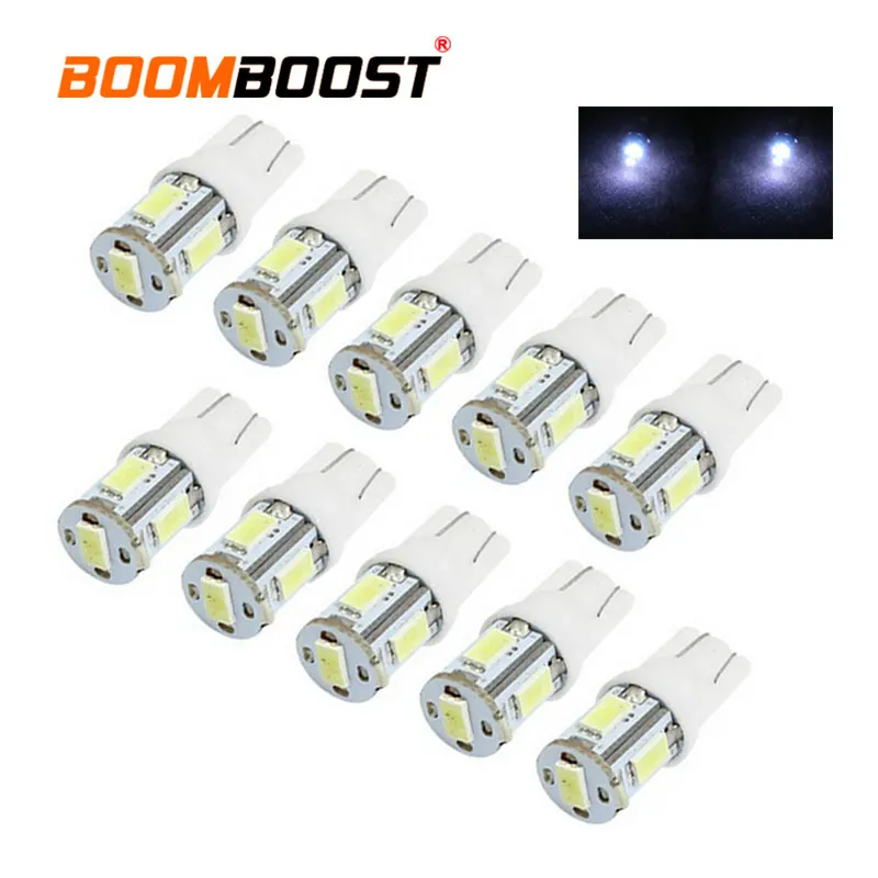 Led High Power Signal parking Light Bulb-Interior lights white color 10 pcs 12V 6000K T10 5SMD 194 168 5630
Led High Power Signal parking Light Bulb-Interior lights white color 10 pcs 12V 6000K T10 5SMD 194 168 5630