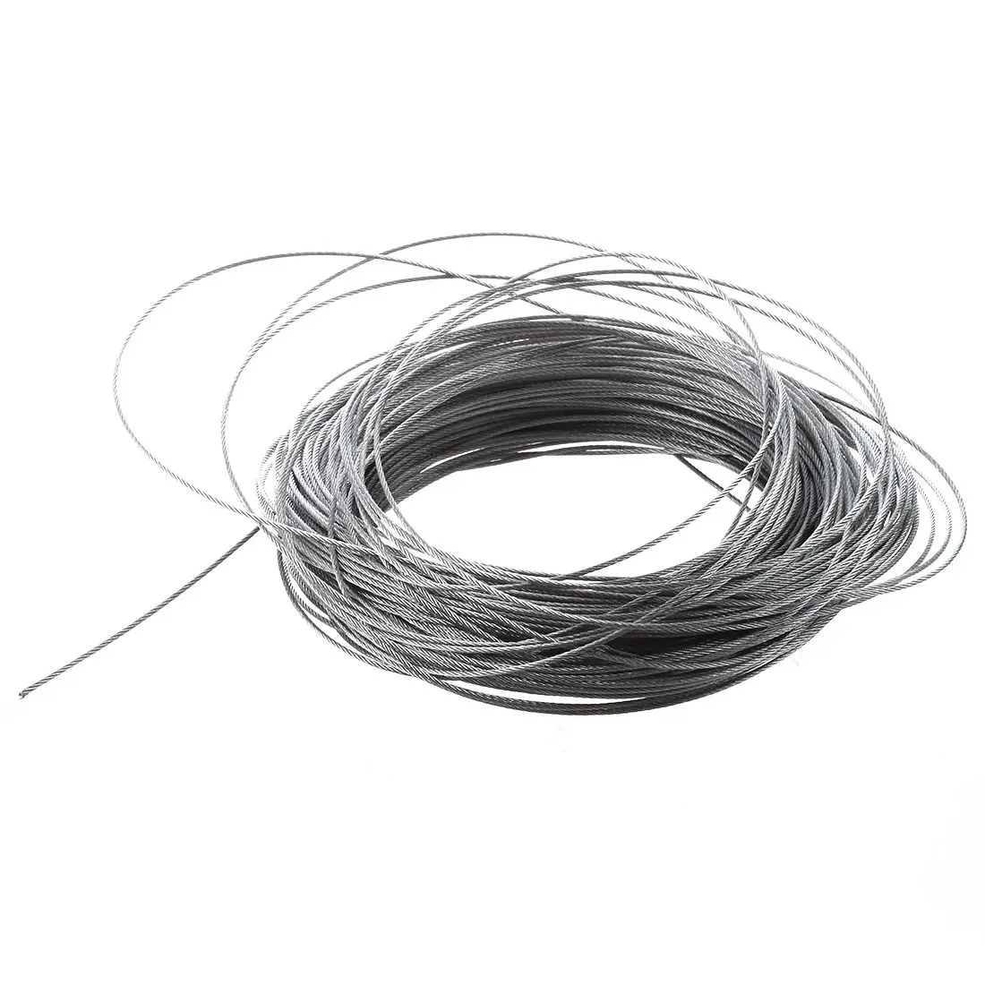 Promotion! Wire Cable Hoisting Lifting 7x7 1mm Dia Stainless Steel Flexible Wire Rope 177Ft
Promotion! Wire Cable Hoisting Lifting 7x7 1mm Dia Stainless Steel Flexible Wire Rope 177Ft