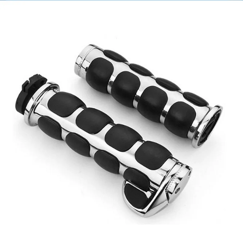 7/8" 22mm Chrome Handlebar Hand Grips w/ Throttle Boss for Harley Cruiser Chopper Touring Suzuki Kawasaki Yamaha Honda
7/8" 22mm Chrome Handlebar Hand Grips w/ Throttle Boss for Harley Cruiser Chopper Touring Suzuki Kawasaki Yamaha Honda