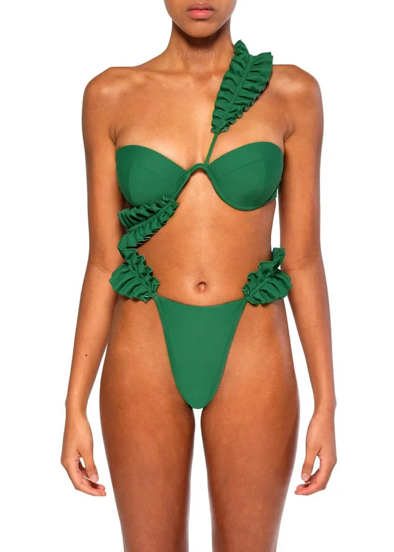 Hirigin New Bikini Swimwear Women 2019 Summer Swimsuit Changeable Style Push Up Padded Women Bathing Suit Leaf Biquini Beachwear
Hirigin New Bikini Swimwear Women 2019 Summer Swimsuit Changeable Style Push Up Padded Women Bathing Suit Leaf Biquini Beachwear